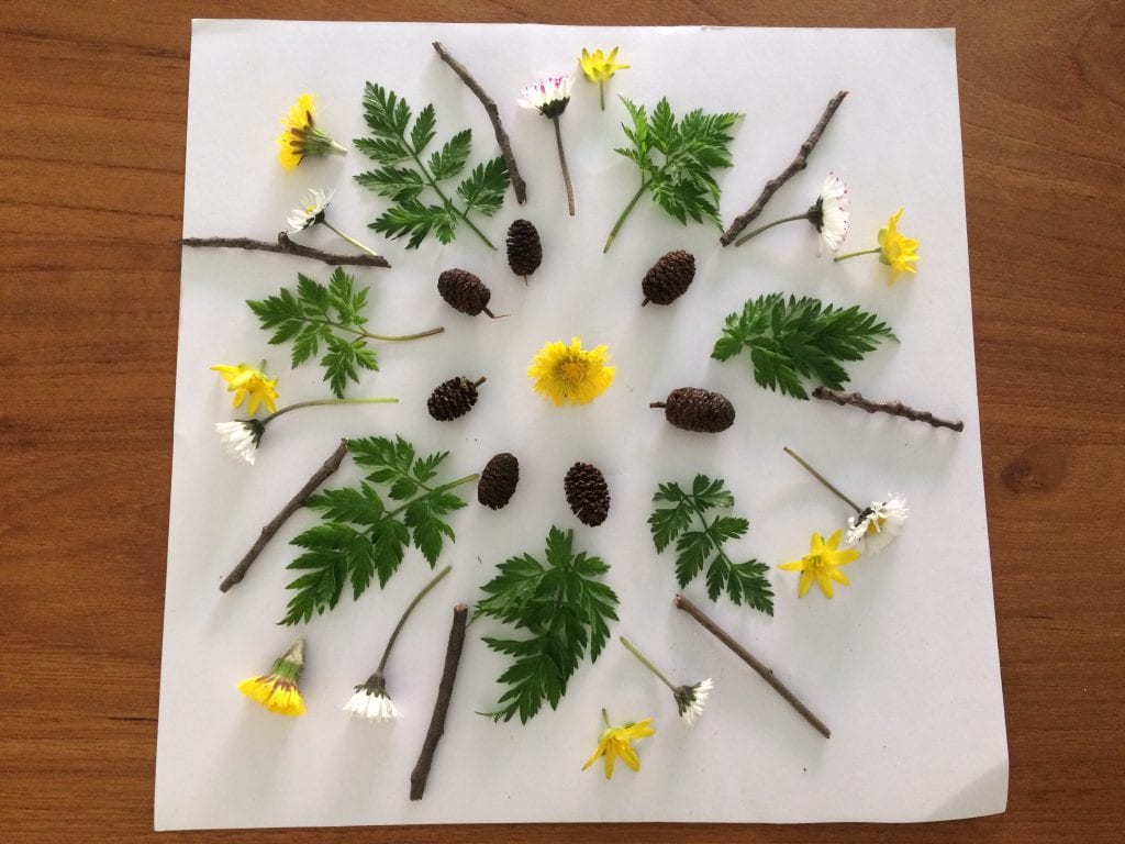 lekker naar buiten en creatief bezig zijn